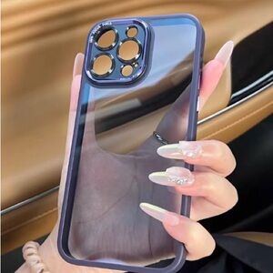 Transparent Blue Phone Case